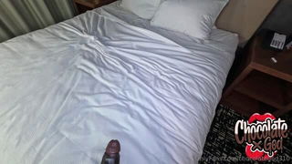 Mellanie Monroe takes BBC nude tube