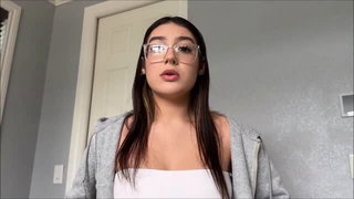 Violet Gems tiny Latina girlfriend naked sex video