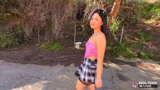 Sakura Lin public pussy pounding nude sex video