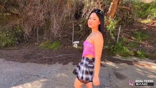 Sakura Lin public pussy pounding nude sex video