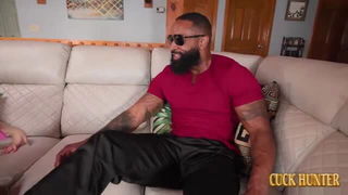 Carly Kiss deepthroats black cock hardcore sex