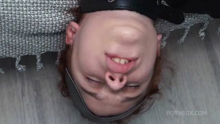 Red Louboutin upside down gagged full porn scene