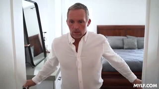 Jenna Noelle bedroom doorway tease full porn scene